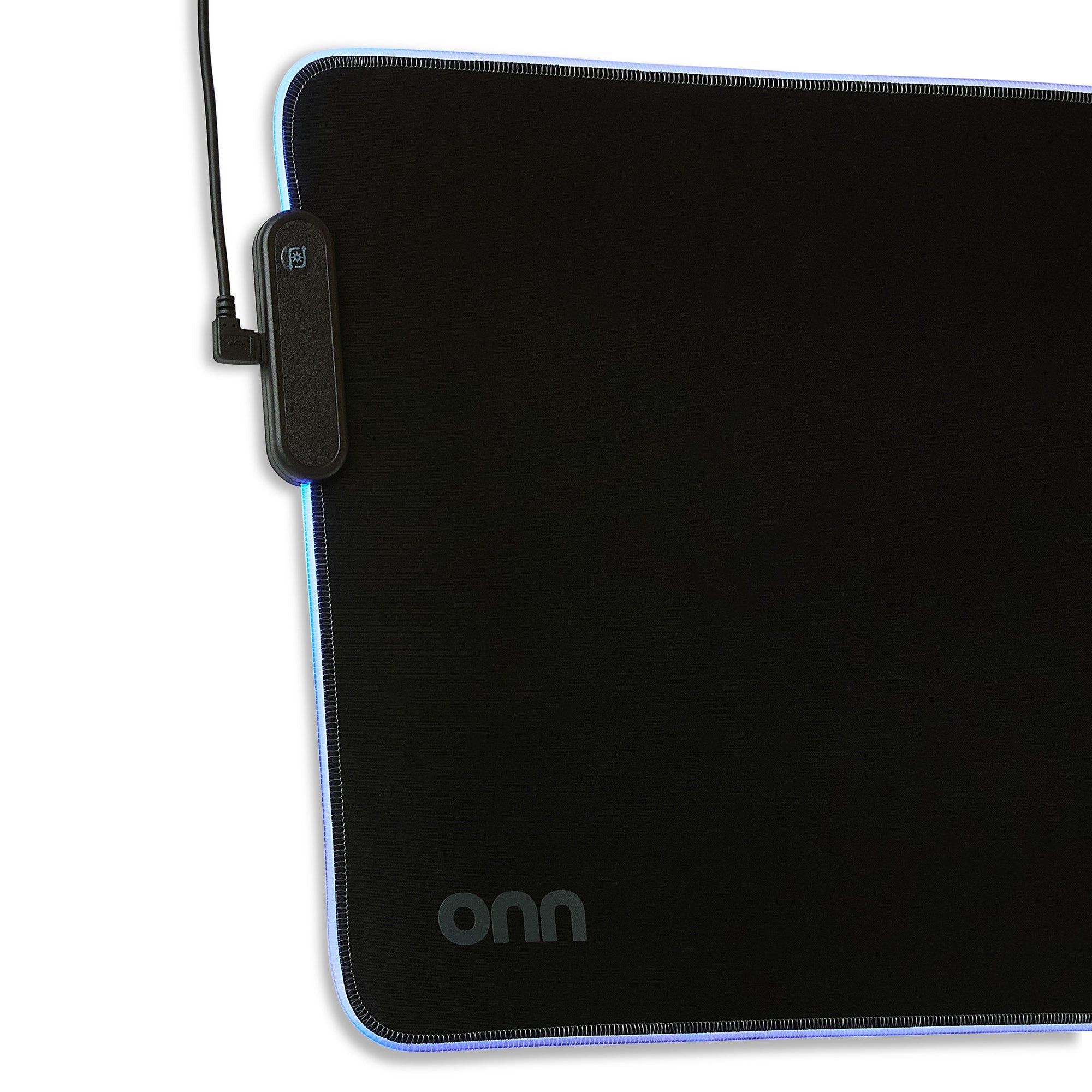 Gaming Desk Pad with LED RGB Lighting, Black 32", Rubber Anti-Slip Base