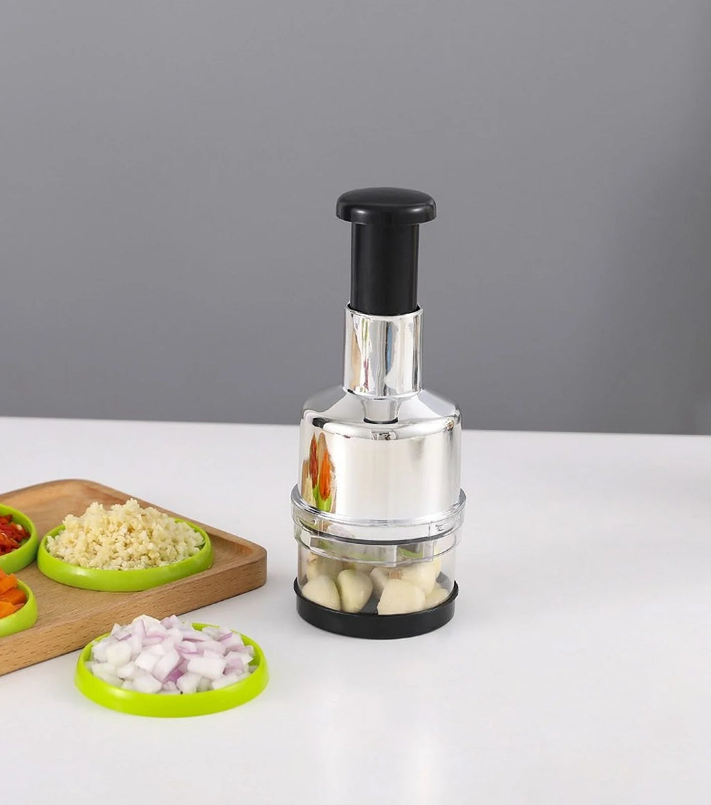 Vegetable Cutter with Stainless Steel Zigzag Blade for Kitchen