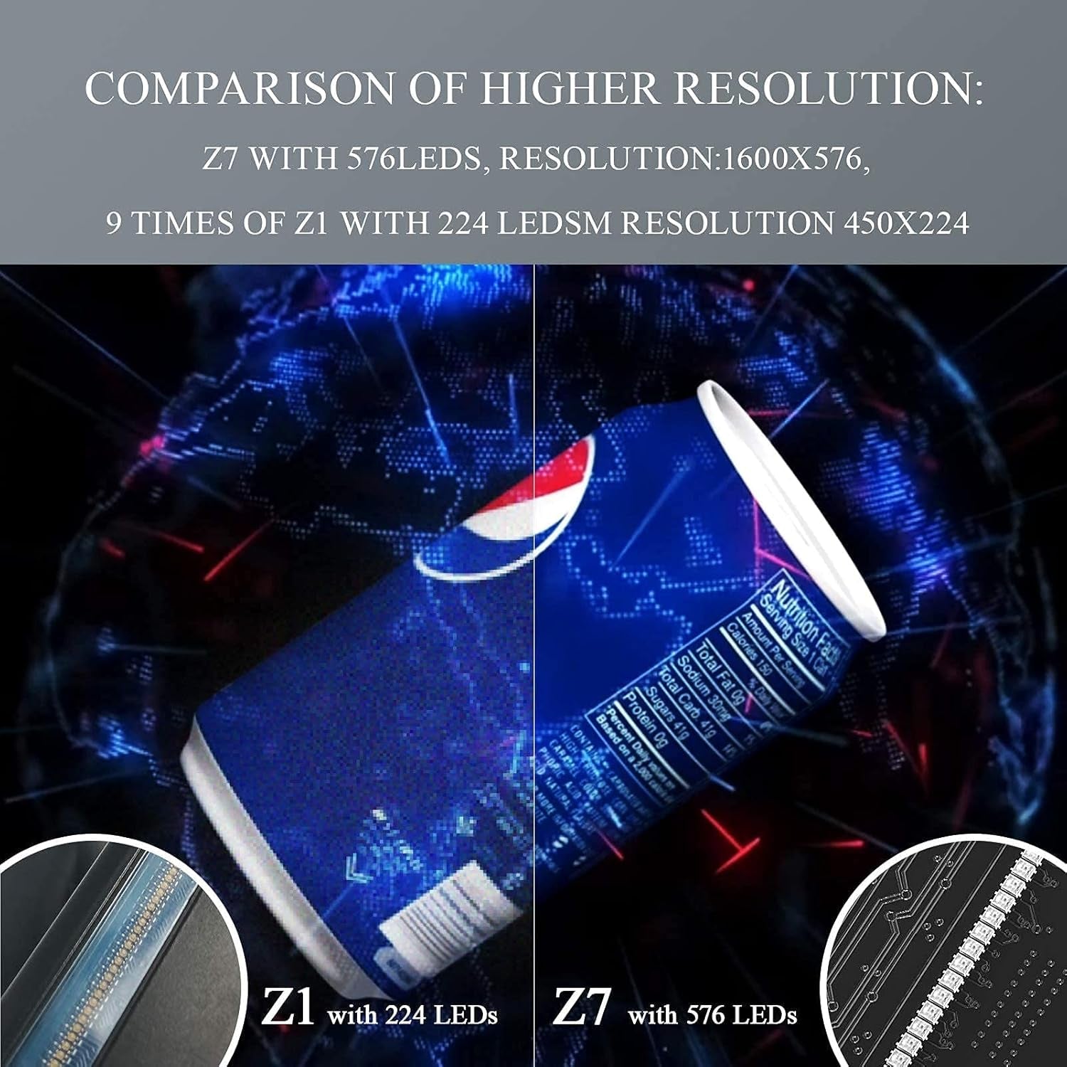 3D Hologram Fan Advertising Display Best for Business,Store,Shop,Holiday 20.5Inch with Wi-Fi Hi-Resolution 1600X576 PX Holographic LED Video Projector