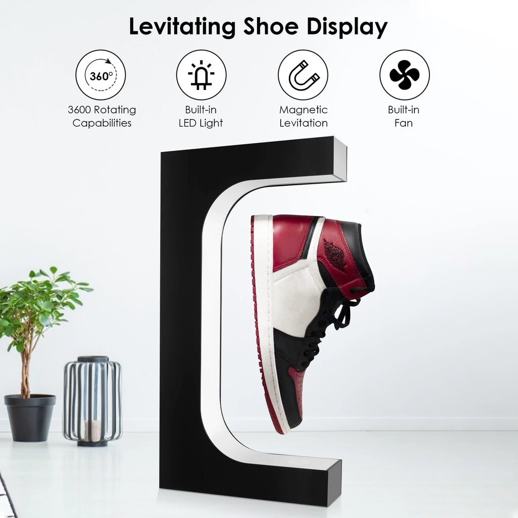 Levitating Shoe Display Floating Sneaker Stand Advrtising Exhibition Levitating Gap for Shopping Mall Floating Shoe Display