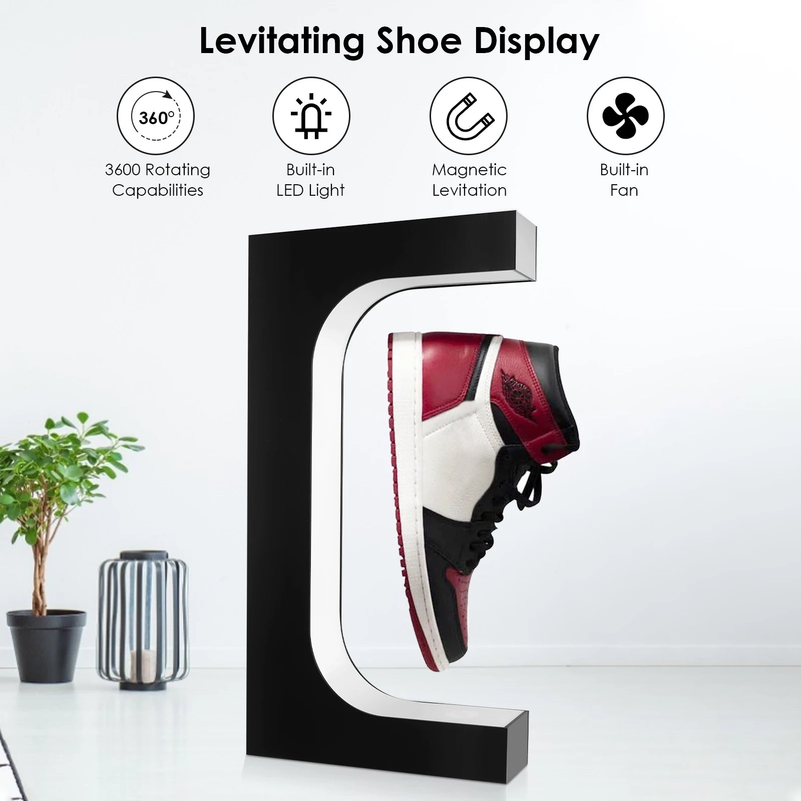 Levitating Shoe Display Floating Sneaker Stand Advrtising Exhibition Levitating Gap for Shopping Mall Floating Shoe Display