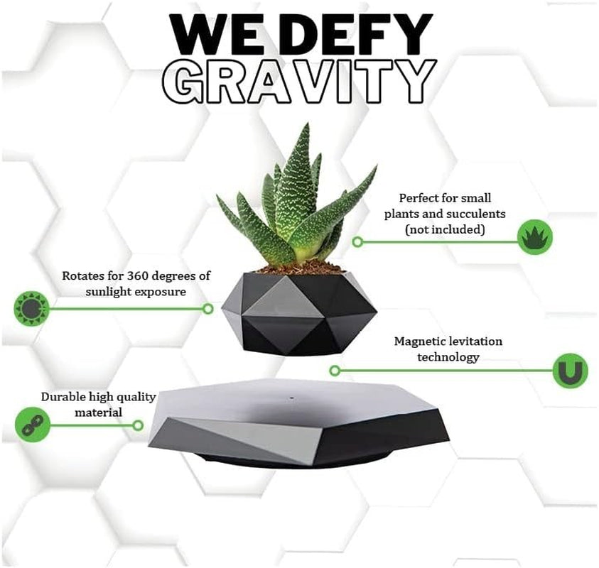 Levitating Plant Pot - Floating Plant Pot for Small Plants. Levitatin