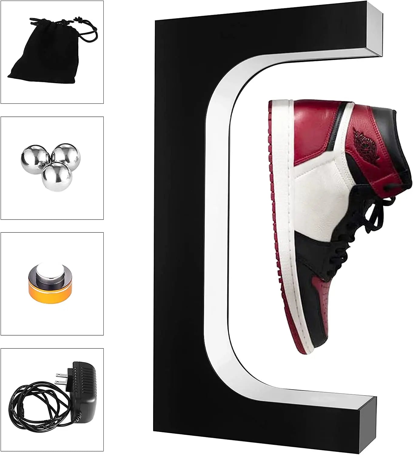 Levitating Shoe Display Floating Sneaker Stand Advrtising Exhibition Levitating Gap for Shopping Mall Floating Shoe Display
