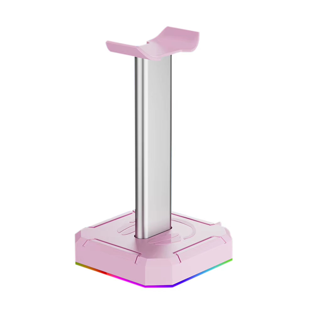 Headset Support Stand RGB Backlight Gaming Headset Holder Display Rack Aluminuim Alloy Desktop Earphone Hanger Vertical Bracket